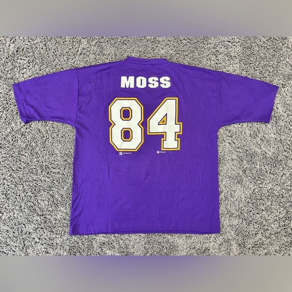 Vintage 1998 NFL Minnesota Vikings Randy Moss 84 Sport Attack Jersey Men’s XL - Picture 5 of 6
